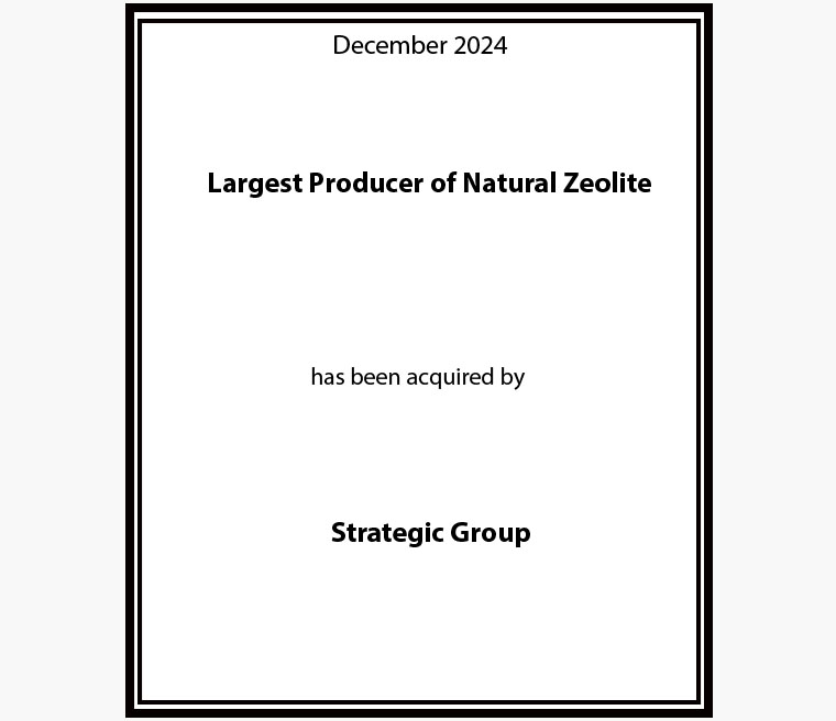 Largest Producer of Natural Zeolite