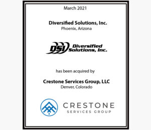 Diversified Solutions, Inc.
