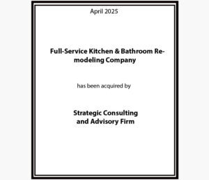 Full-Service Kitchen & Bathroom Remodeling Company