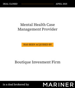 mental health case managment provider