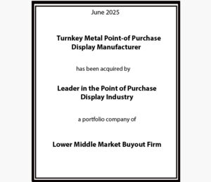 Turnkey Metal Point-of Purchase Display Manufacturer