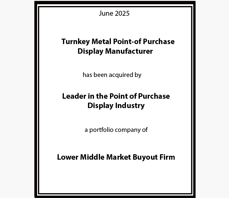 Turnkey Metal Point-of Purchase Display Manufacturer