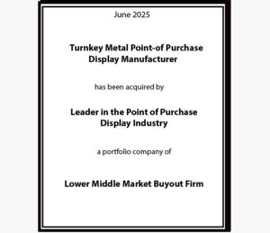 Turnkey Metal Point-of Purchase Display Manufacturer