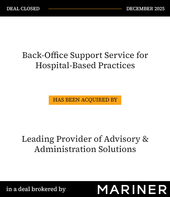 Back-Office Support Service for Hospital-Based Practices