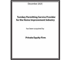 Turnkey Permitting Service Provider for the Home Improvement Industry